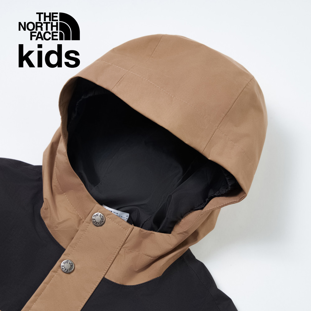 The North Face北面兒童棕色DryVent防水透氣衝鋒衣｜8BNC6IH