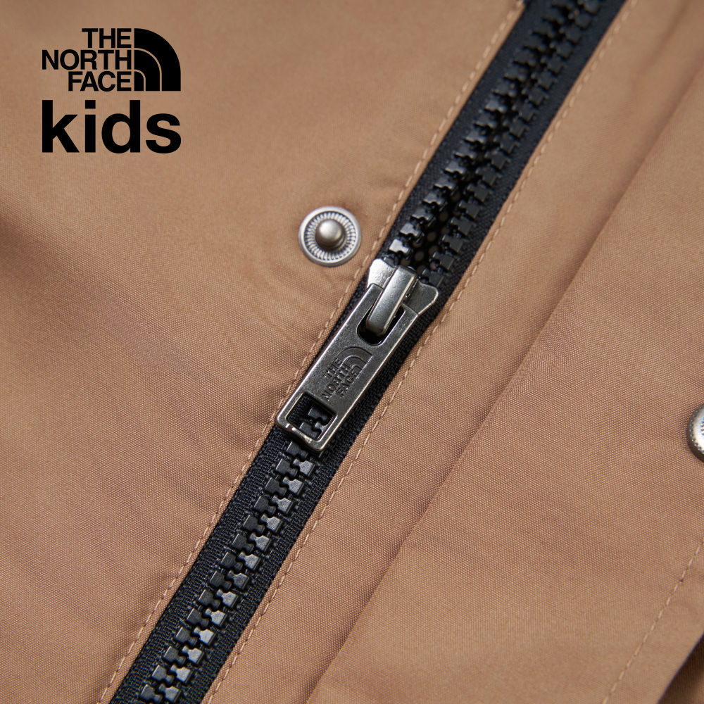 The North Face北面兒童棕色DryVent防水透氣衝鋒衣｜8BNC6IH