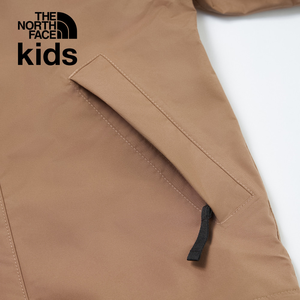 The North Face北面兒童棕色DryVent防水透氣衝鋒衣｜8BNC6IH