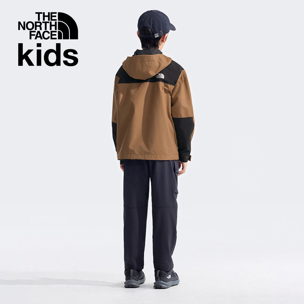 The North Face北面兒童棕色DryVent防水透氣衝鋒衣｜8BNC6IH