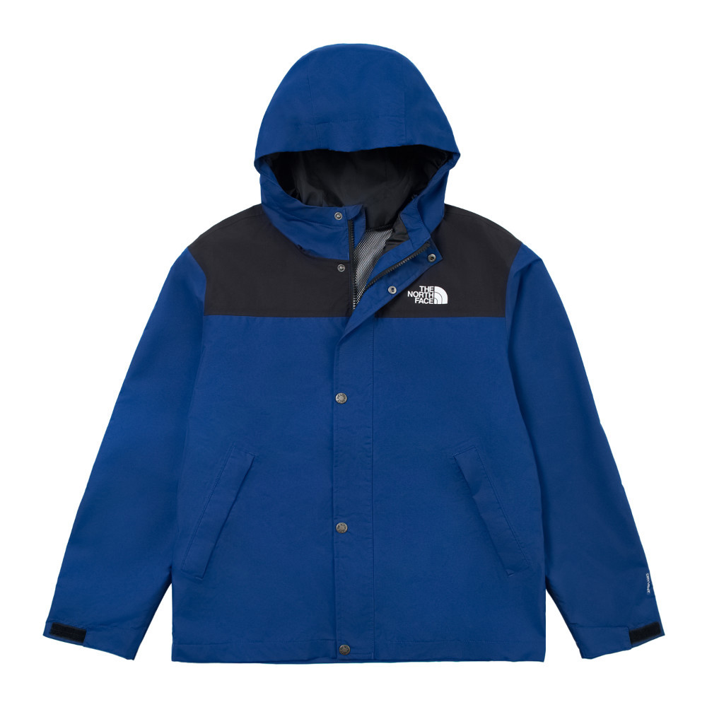 The North Face北面兒童藍色DryVent防水透氣衝鋒衣｜8BNCD1R