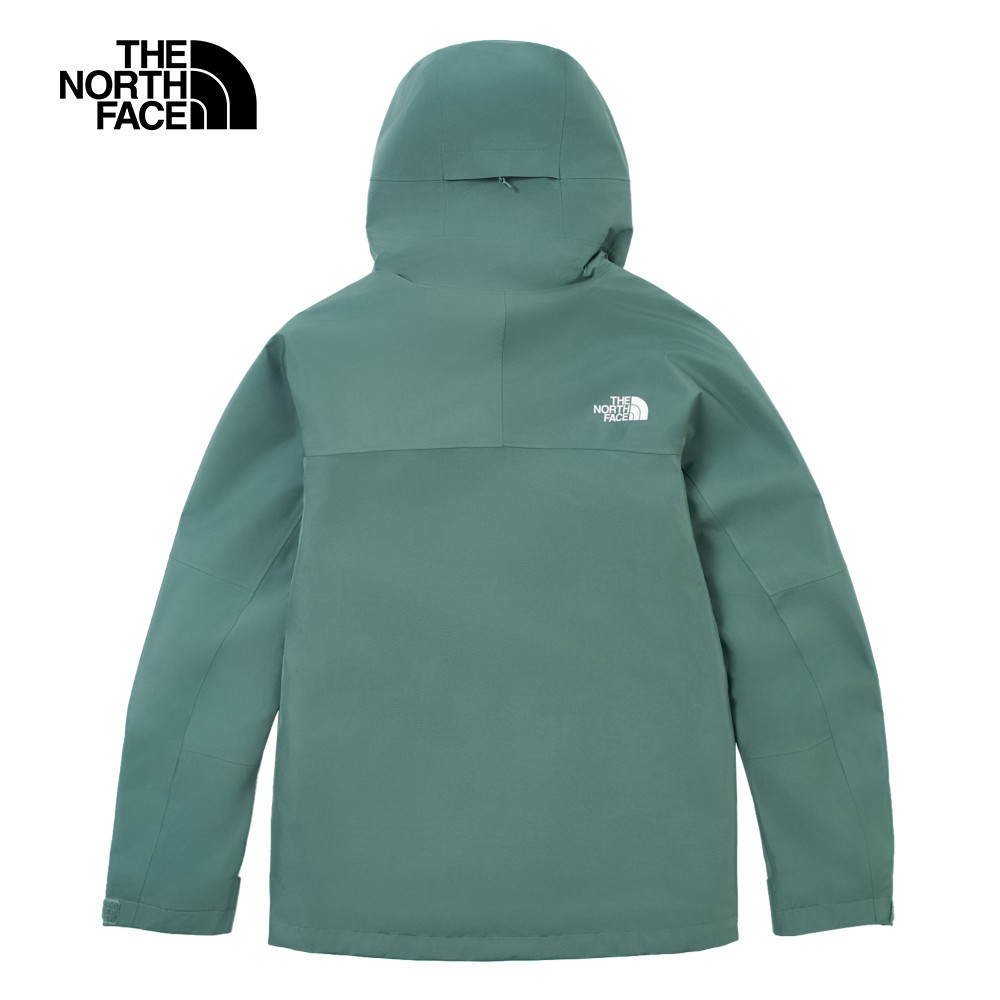 The North Face北面女款綠色DryVent防水透氣衝鋒衣｜8BWEHCH