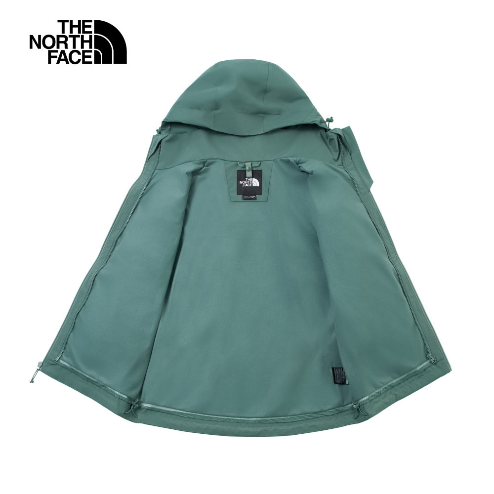 The North Face北面女款綠色DryVent防水透氣衝鋒衣｜8BWEHCH