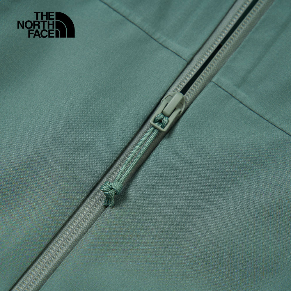 The North Face北面女款綠色DryVent防水透氣衝鋒衣｜8BWEHCH