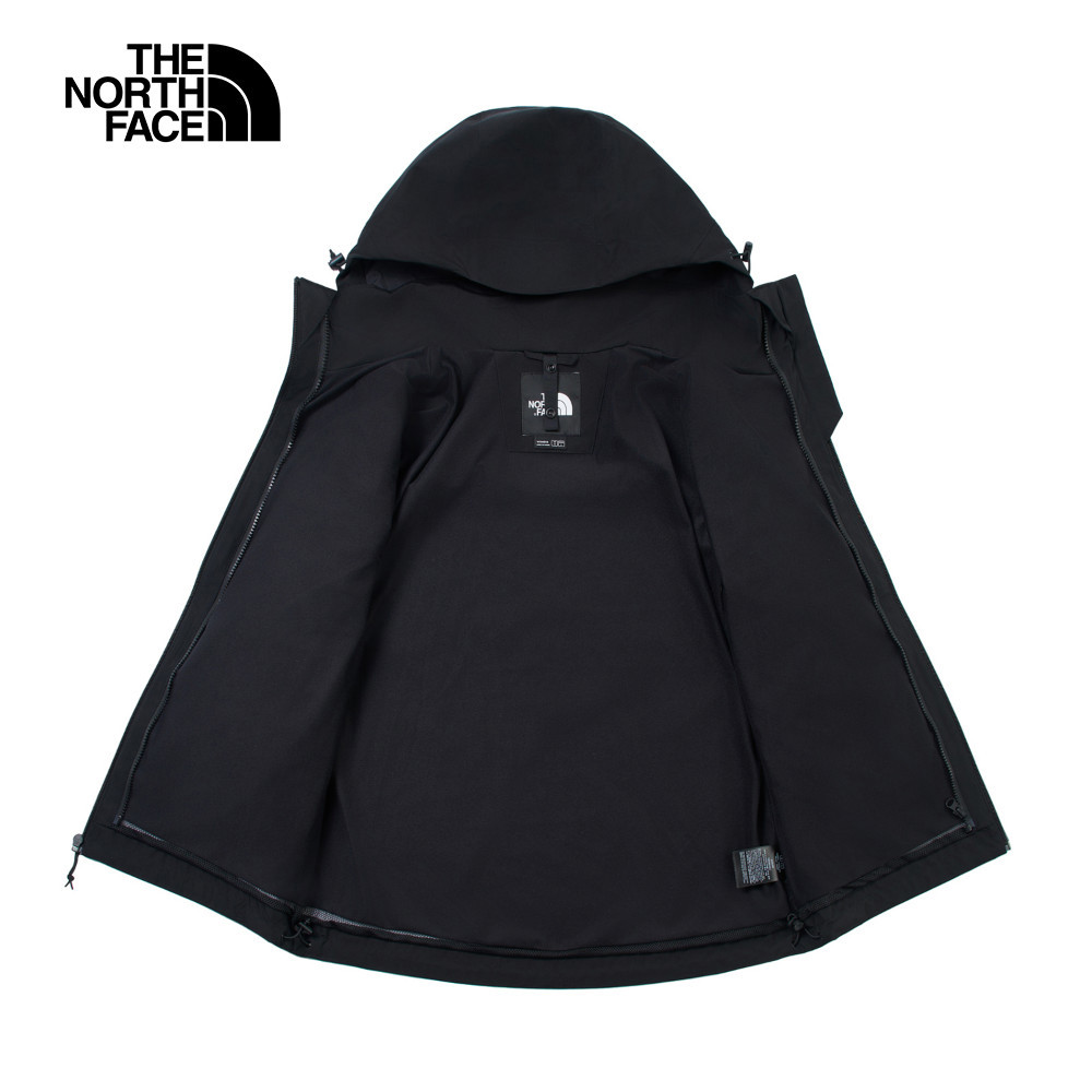 The North Face北面女款黑色DryVent防水透氣衝鋒衣｜8BWEJK3