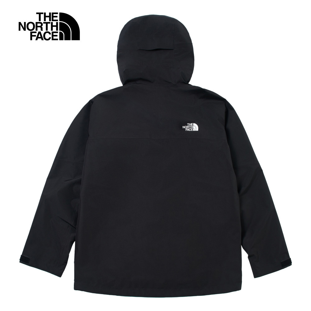 The North Face北面男款黑色DryVent防水透氣衝鋒衣｜8BWFJK3