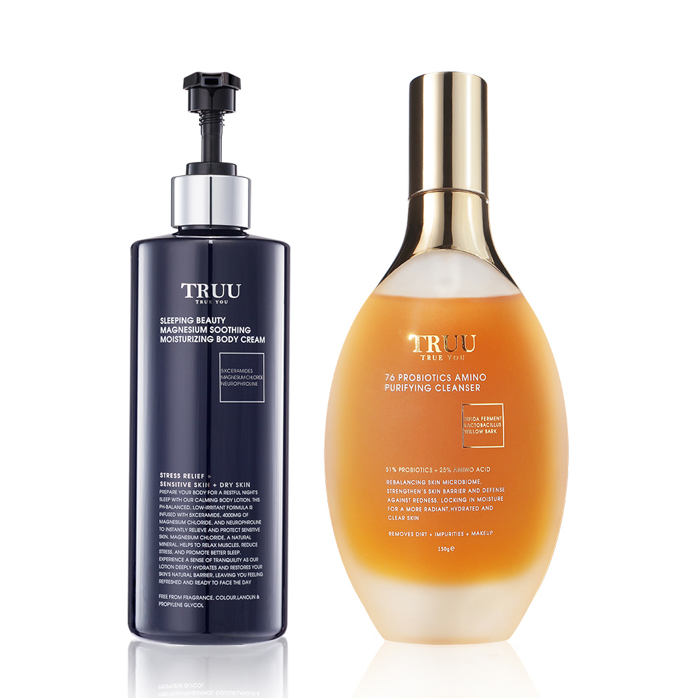 睡鎂人高效保濕身體乳+76酵母胺基酸淨膚潔顏露（防滑升級版）【陳土豆、陳夢晨推薦】