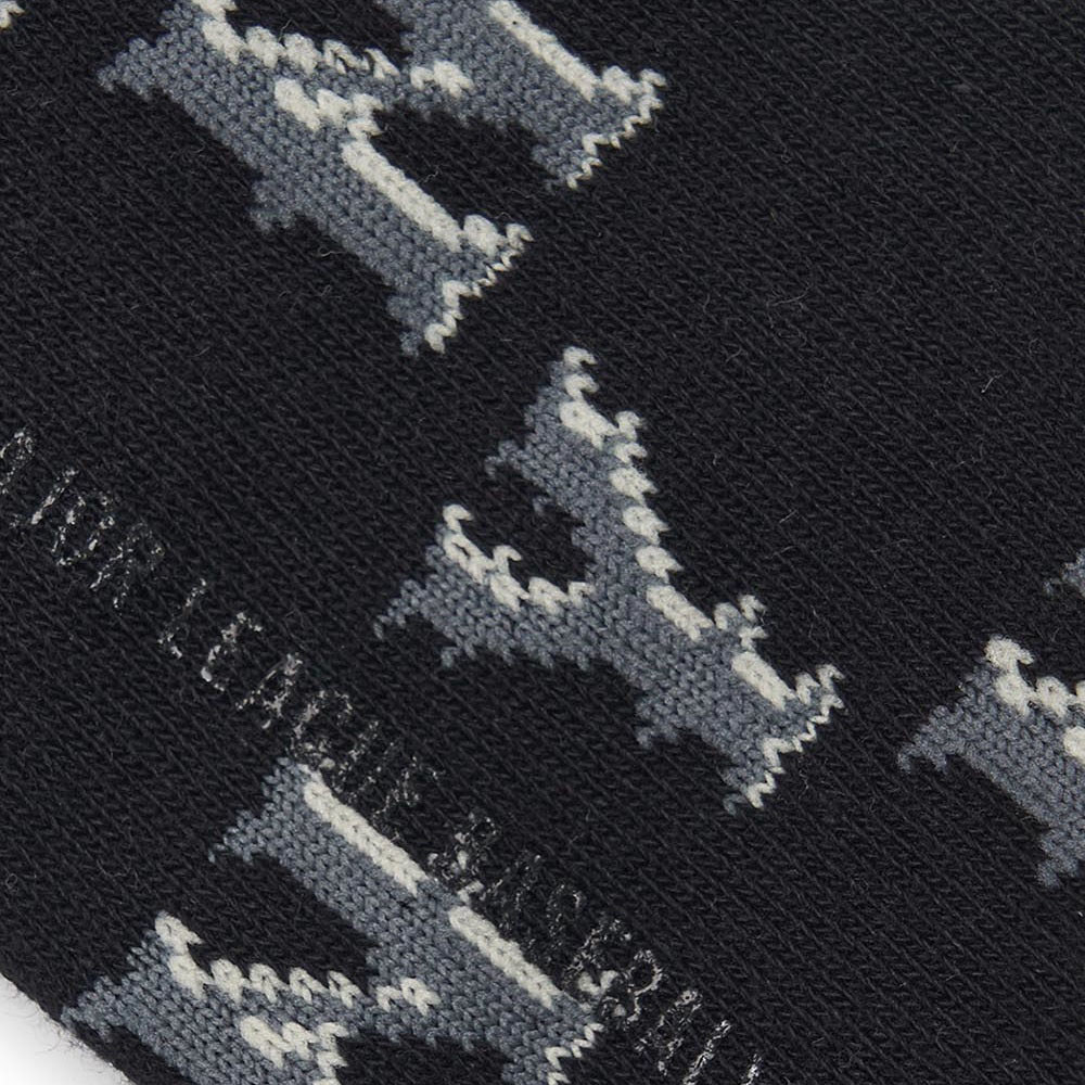 MLB KIDS 中筒襪三入組 童襪 Monogram系列 洋基/紅襪隊 (7ASOM034N-00BKS)