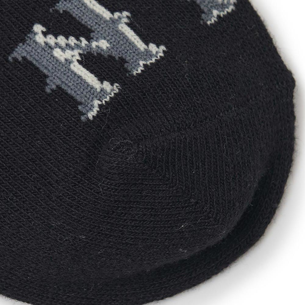 MLB KIDS 中筒襪三入組 童襪 Monogram系列 洋基/紅襪隊 (7ASOM034N-00BKS)