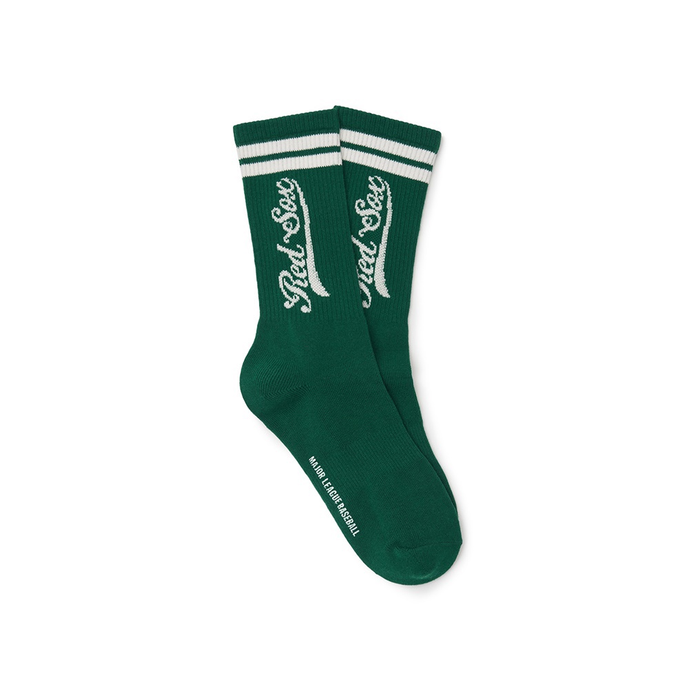 MLB KIDS 中筒襪 童襪 Varsity系列 波士頓紅襪隊 (7ASOV044N-43GND)