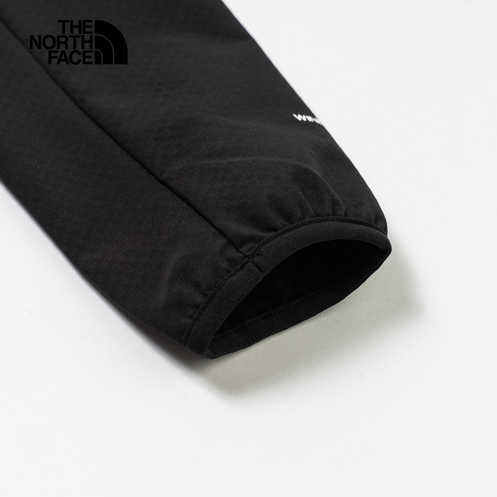 The North Face北面女款黑色DWR防潑水立領輕量風衣｜8DFDJK3