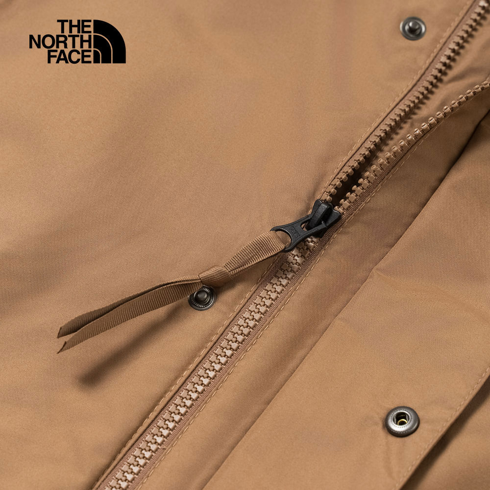 The North Face北面男款棕色DryVent防水透氣衝鋒衣｜8DGC58W