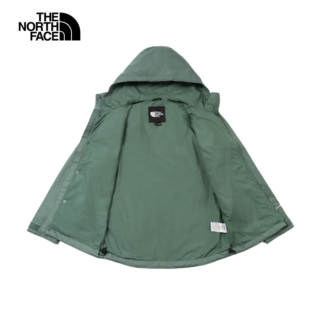 The North Face北面男款綠色DryVent防水透氣衝鋒衣｜8DGCLFW