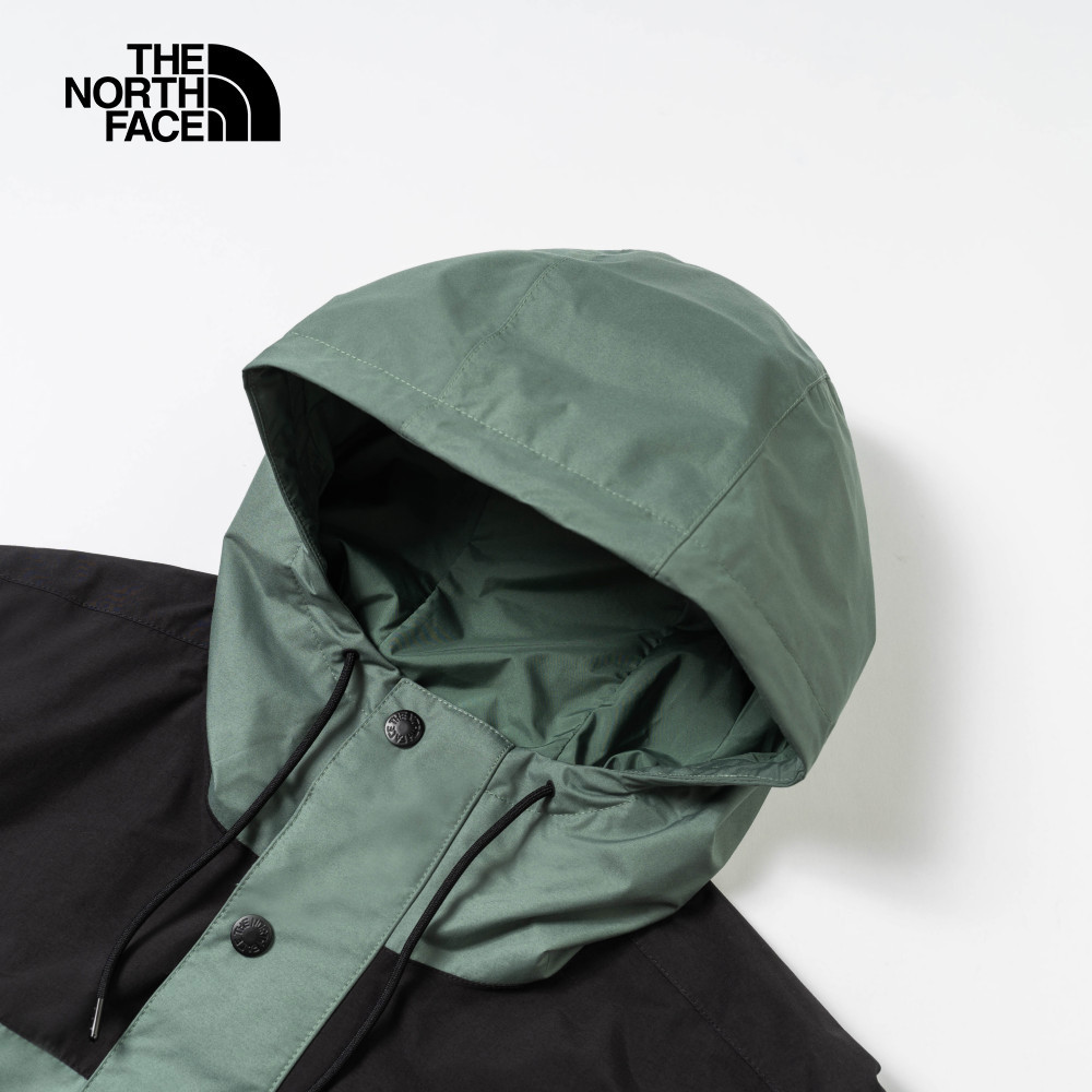 The North Face北面男款綠色DryVent防水透氣衝鋒衣｜8DGCLFW