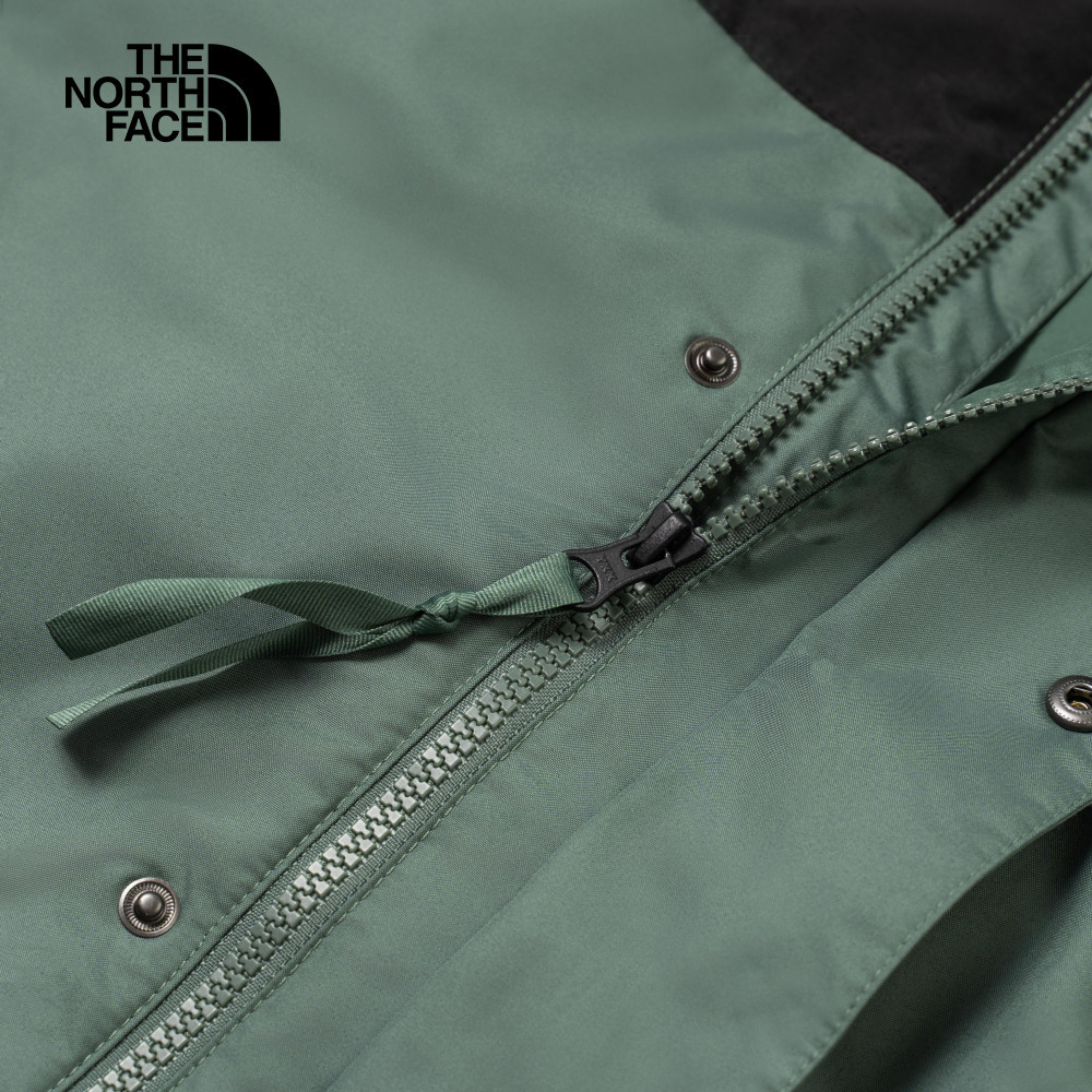 The North Face北面男款綠色DryVent防水透氣衝鋒衣｜8DGCLFW
