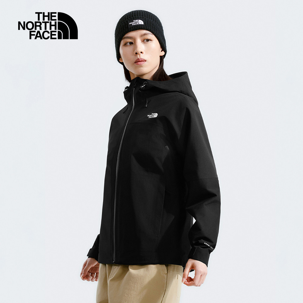 The North Face北面女款黑色FUTURELIGHT防水透氣衝鋒衣｜8DHZJK3