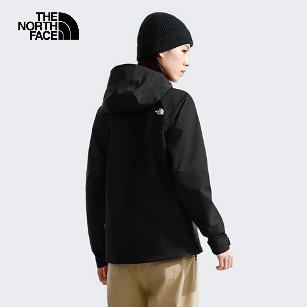 The North Face北面女款黑色FUTURELIGHT防水透氣衝鋒衣｜8DHZJK3