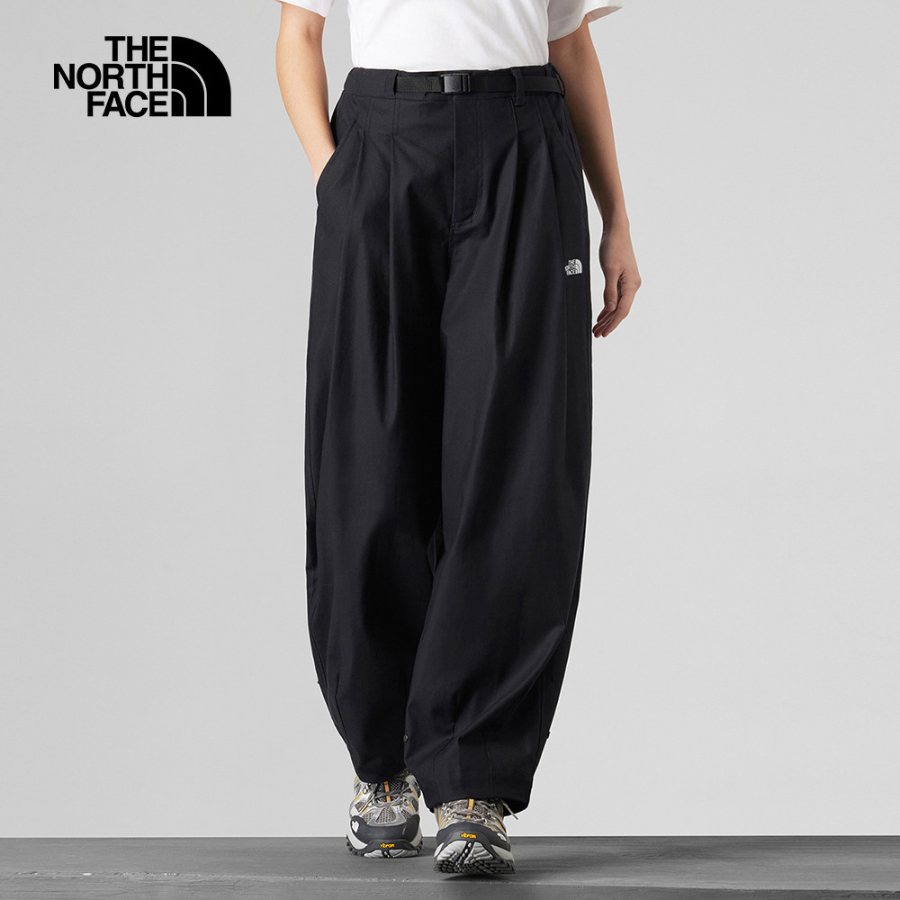 The North Face UE女款黑色DWR防潑水休閒長褲｜8EJNJK3｜防潑水長褲－BPPDR