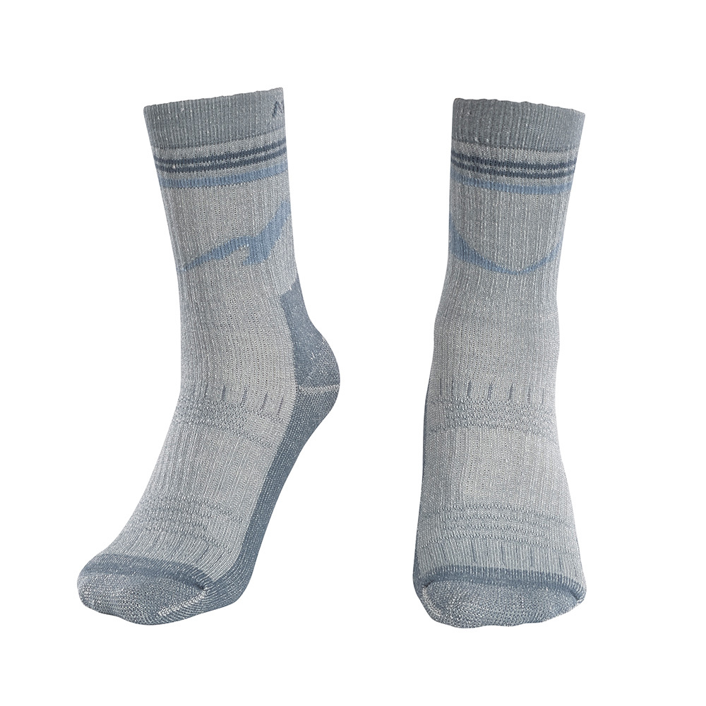 中筒登山厚底羊毛襪(A1ASGZ05N石灰藍/厚底登山襪/毛巾襪／台灣製)