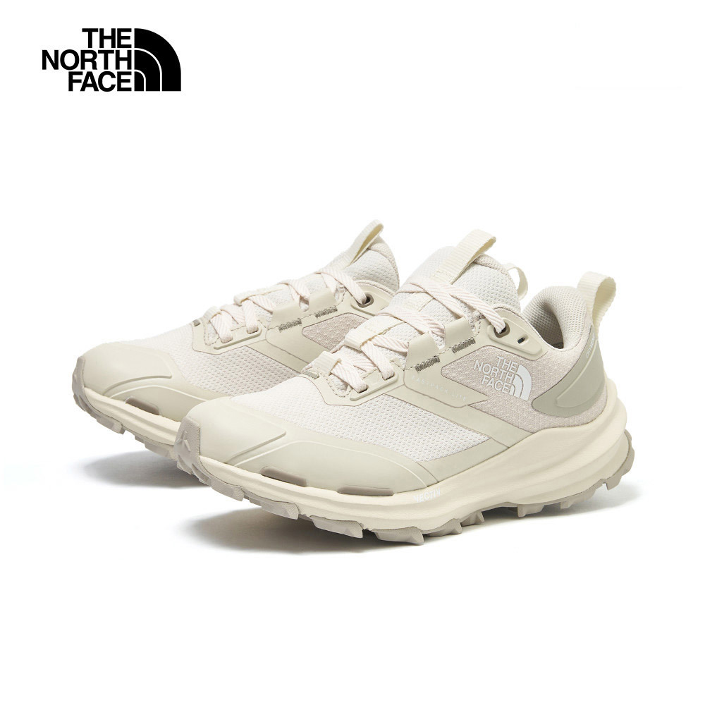 The North Face北面女款米色DryVent防水透氣徒步鞋｜8AFC6T1