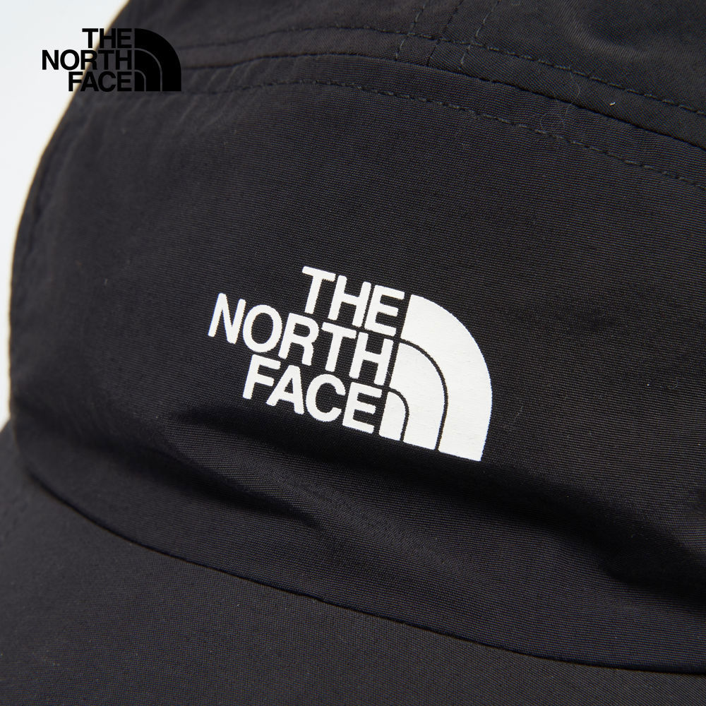 The North Face北面男女款黑色DWR防潑水休閒運動帽｜8A2AJK3