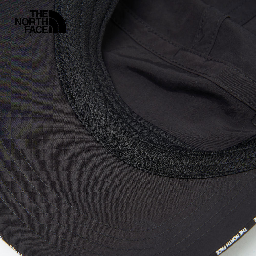 The North Face北面男女款黑色DWR防潑水休閒運動帽｜8A2AJK3
