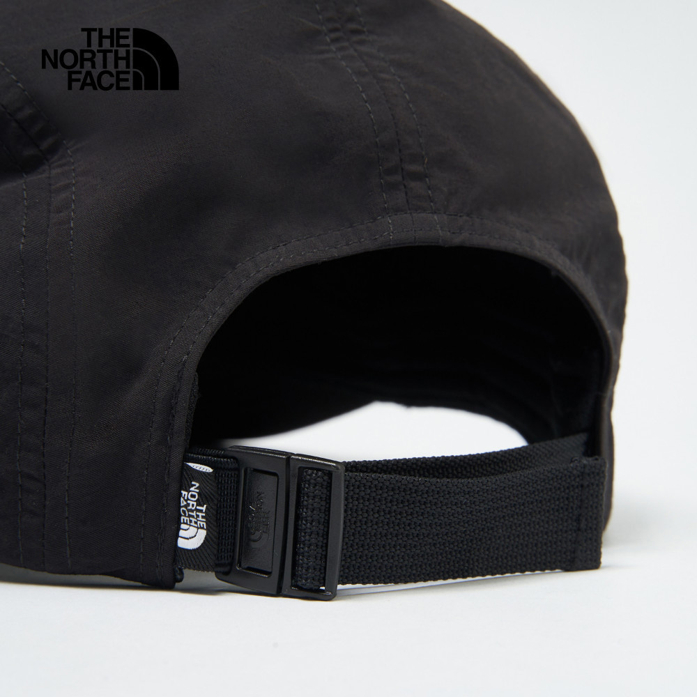 The North Face北面男女款黑色DWR防潑水休閒運動帽｜8A2AJK3