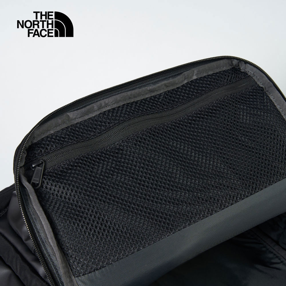 The North Face北面男女款黑色DWR防潑水大容量多功能休閒後背包｜8BK4BIA