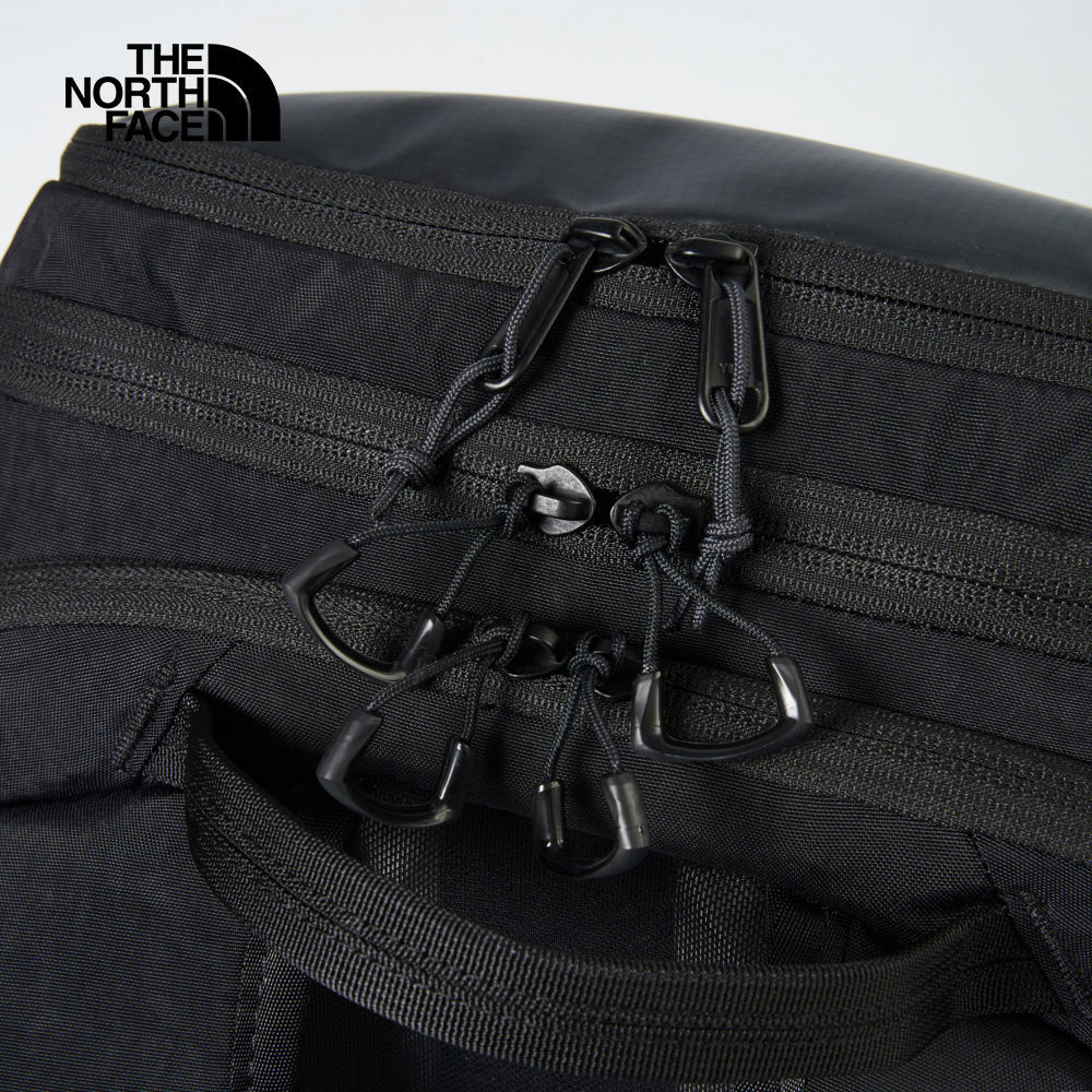 The North Face北面男女款黑色大容量多功能休閒後背包｜8BK8KX7