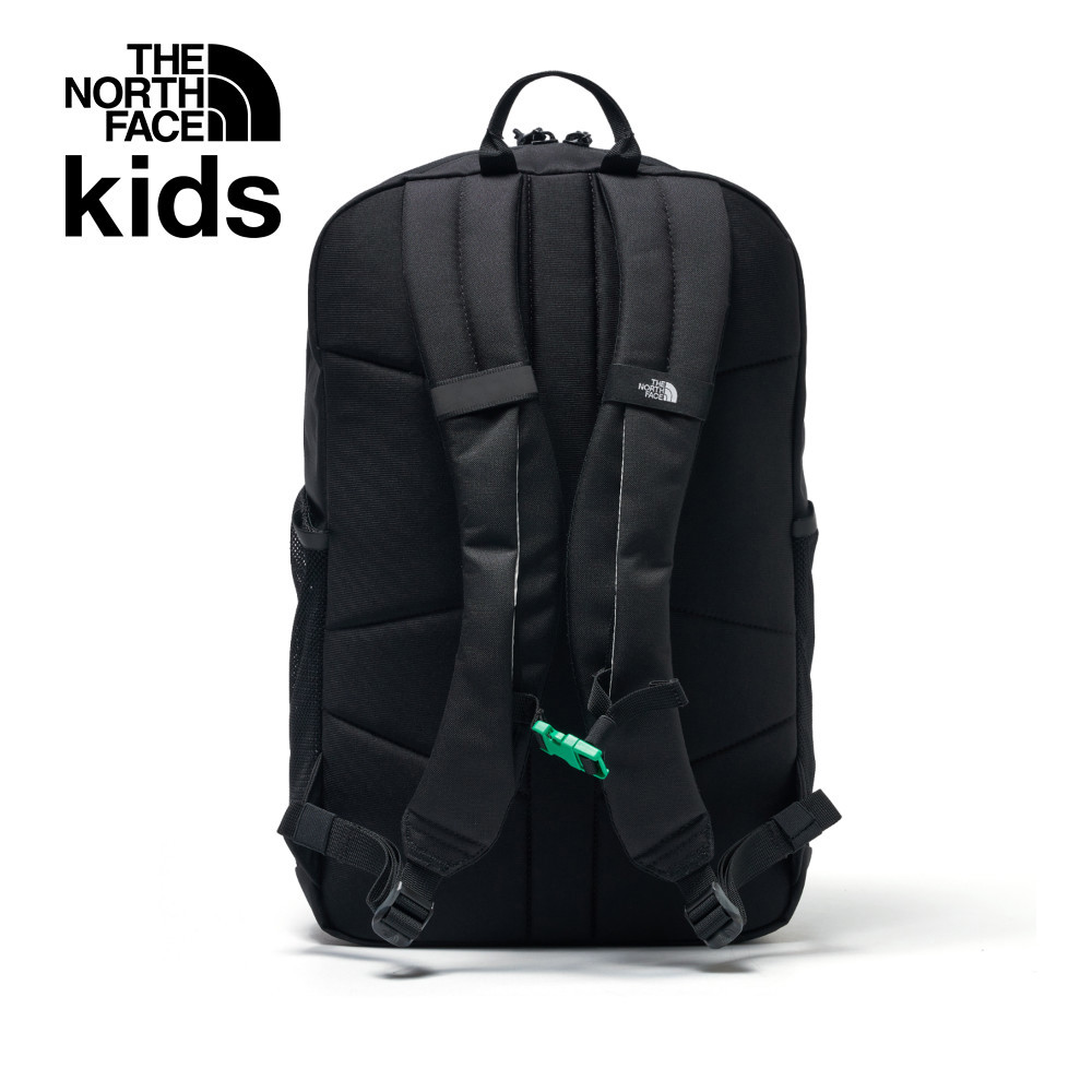The North Face北面兒童黑色DWR防潑水大容量休閒後背包｜52VYJK3