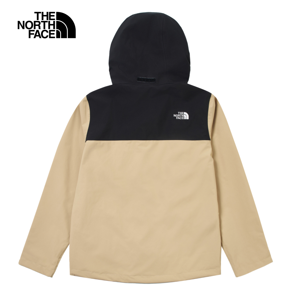 【10/24 12點週末限定】The North Face北面女款棕黑拼接DryVent防水透氣衝鋒衣｜8CK6QV2