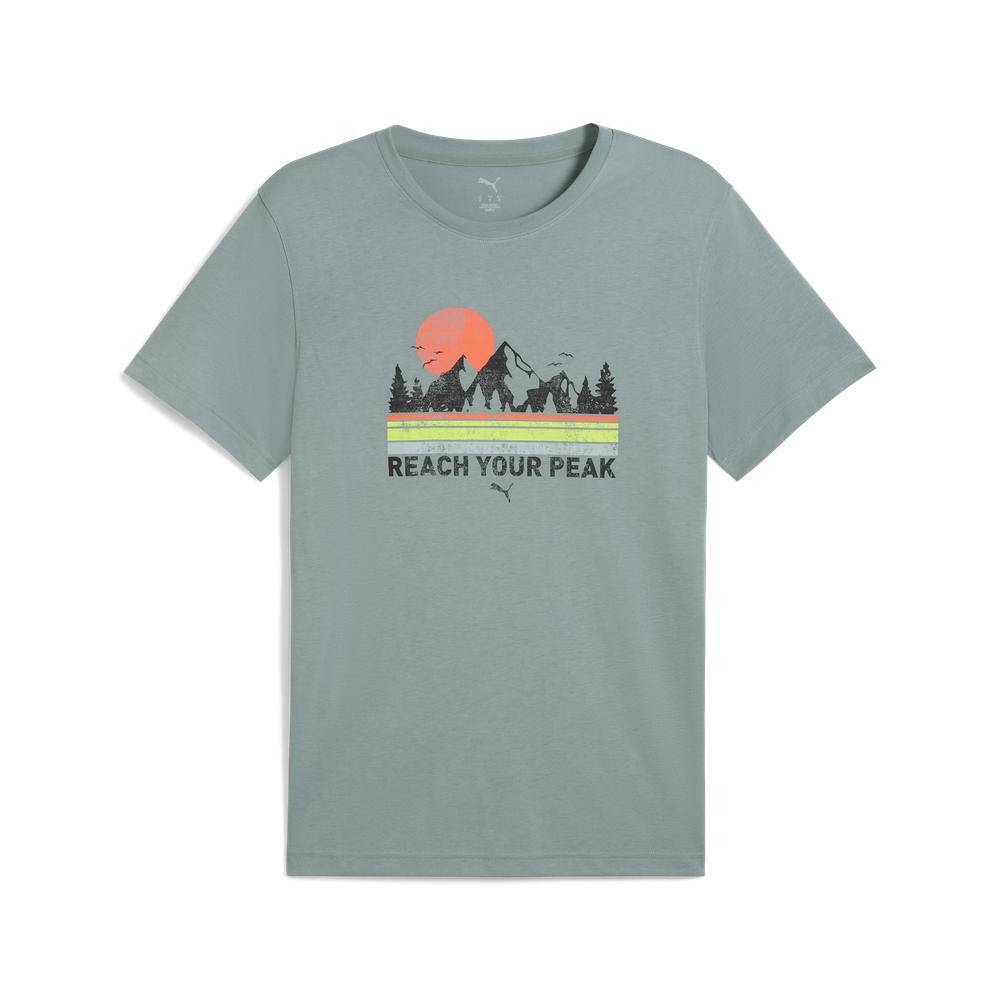 PUMA 跑步系列Outdoor圖樣短袖T恤 男性