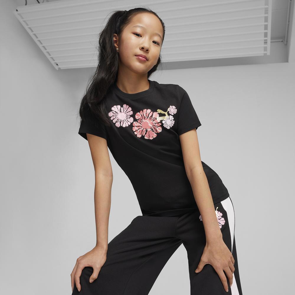 PUMA 基本系列Classics SNFLR短袖T恤 女童