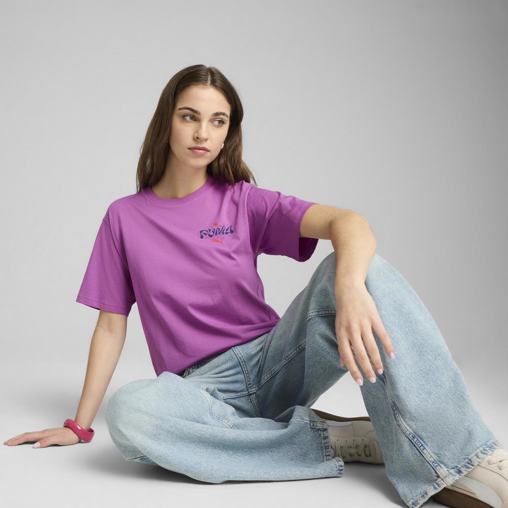 PUMA 流行系列Floral短袖T恤 女性