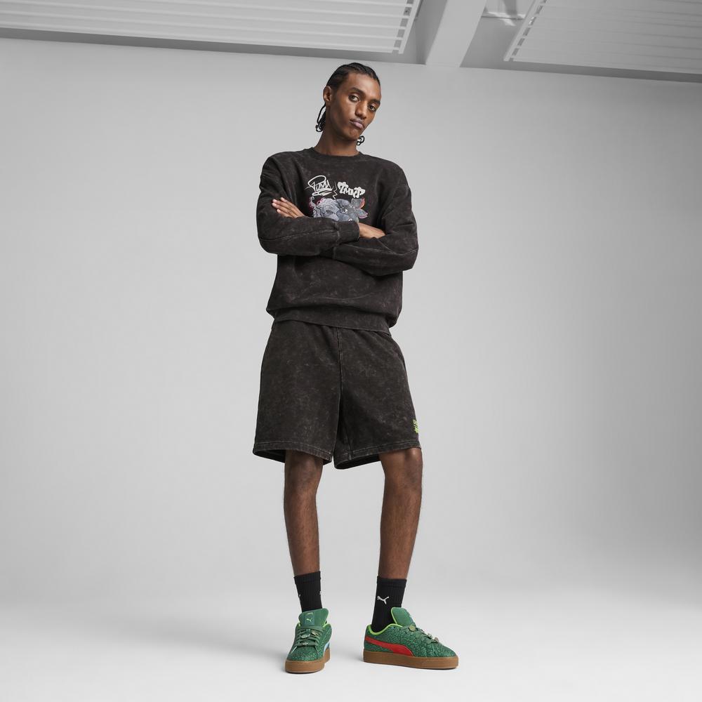 PUMA TMNT系列圖樣圓領衫 男性