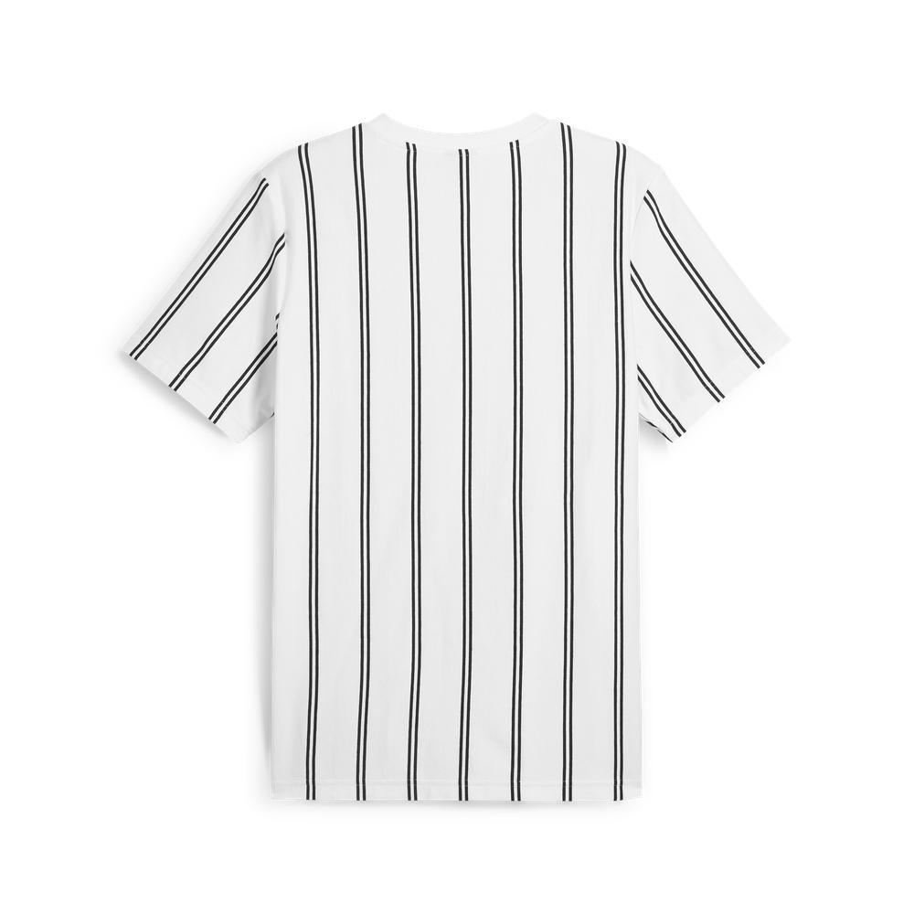 PUMA 基本系列Club條紋短袖T恤 男性