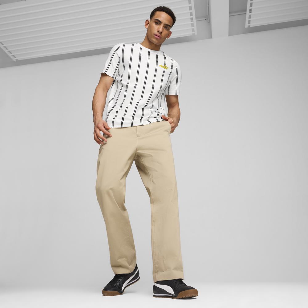 PUMA 基本系列Club條紋短袖T恤 男性