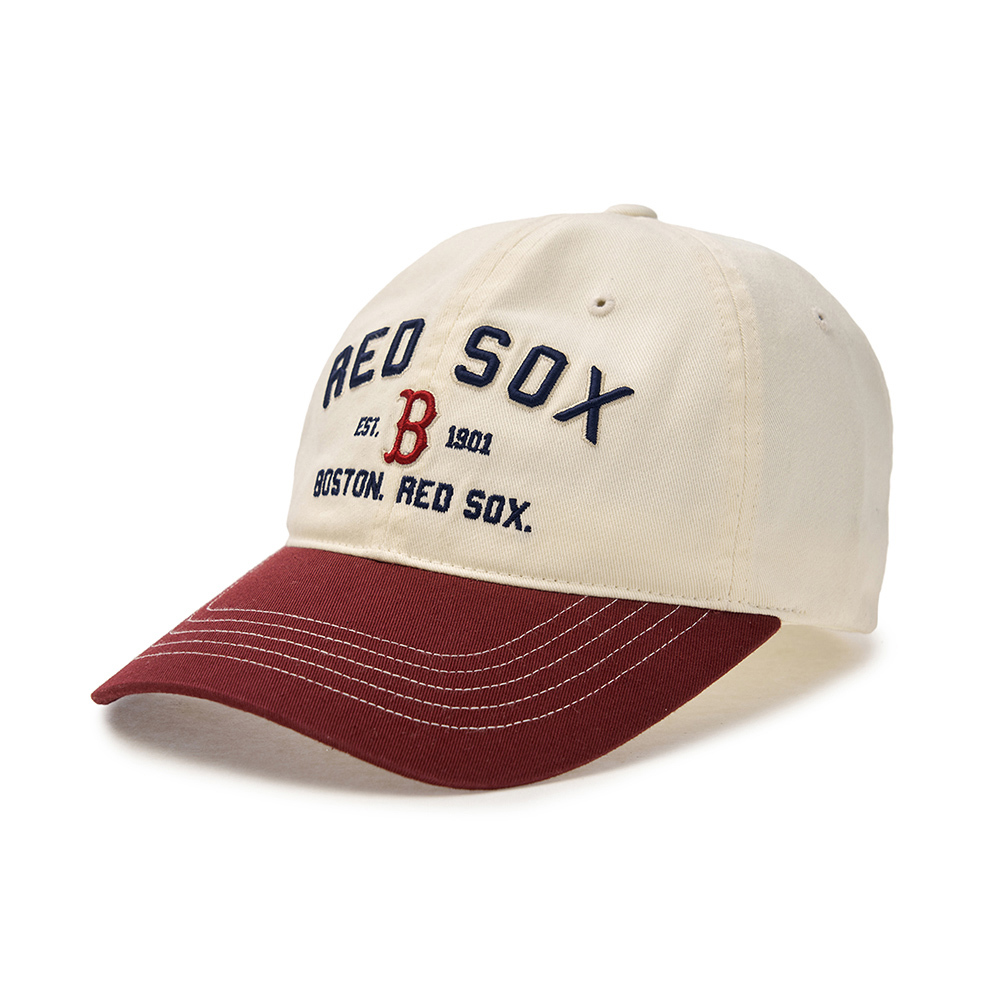 MLB  可調式軟頂棒球帽 Varsity系列 波士頓紅襪隊 (3ACPV085N-43CRS)