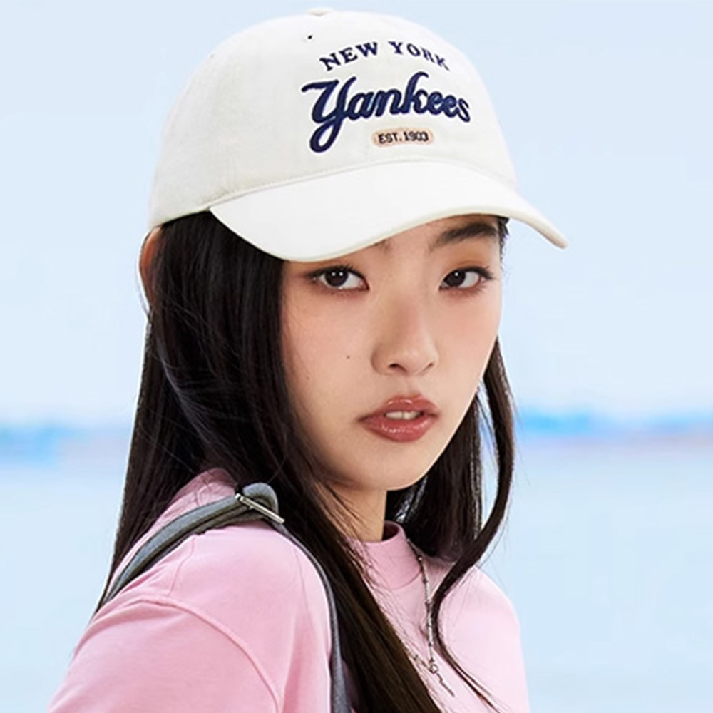 MLB 可調式軟頂棒球帽 Varsity系列 紐約洋基隊 (3ACPD035N-50CRS)
