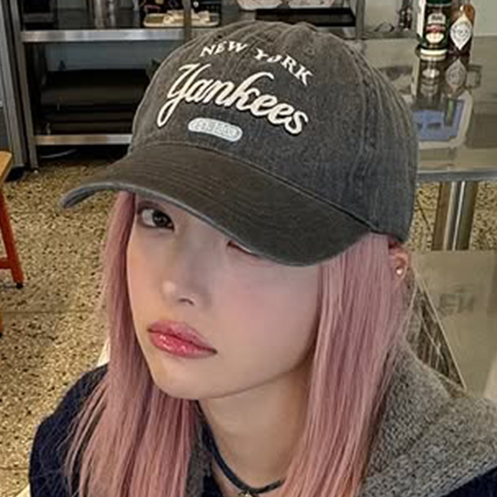 MLB 可調式軟頂棒球帽 Varsity系列 紐約洋基隊 (3ACPD035N-50GRS)