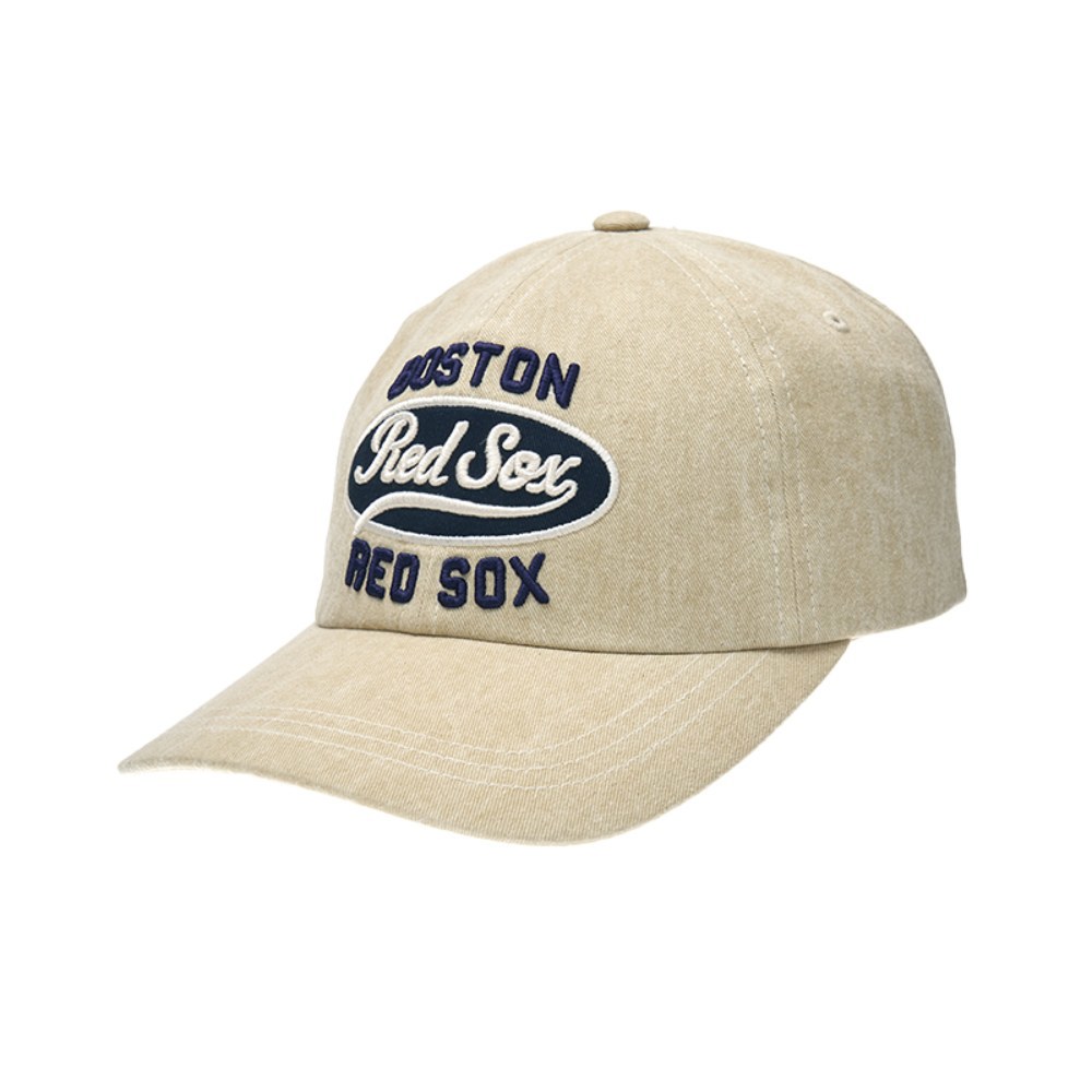 MLB 可調式軟頂棒球帽 Varsity系列 波士頓紅襪隊 (3ACPV055N-43BGL)