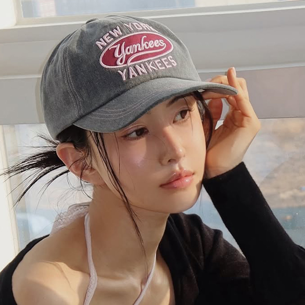 MLB 可調式軟頂棒球帽 Varsity系列 紐約洋基隊 (3ACPV055N-50CGS)