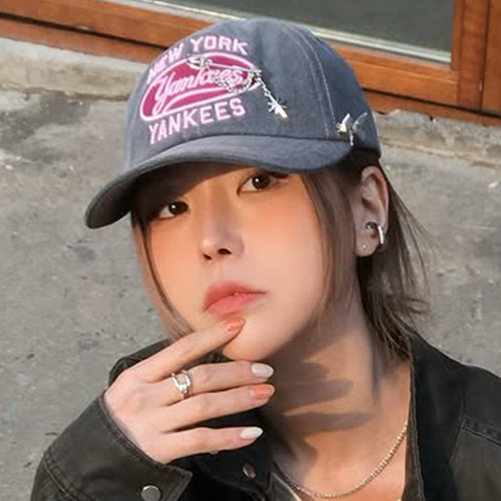 MLB 可調式軟頂棒球帽 Varsity系列 紐約洋基隊 (3ACPV055N-50CGS)