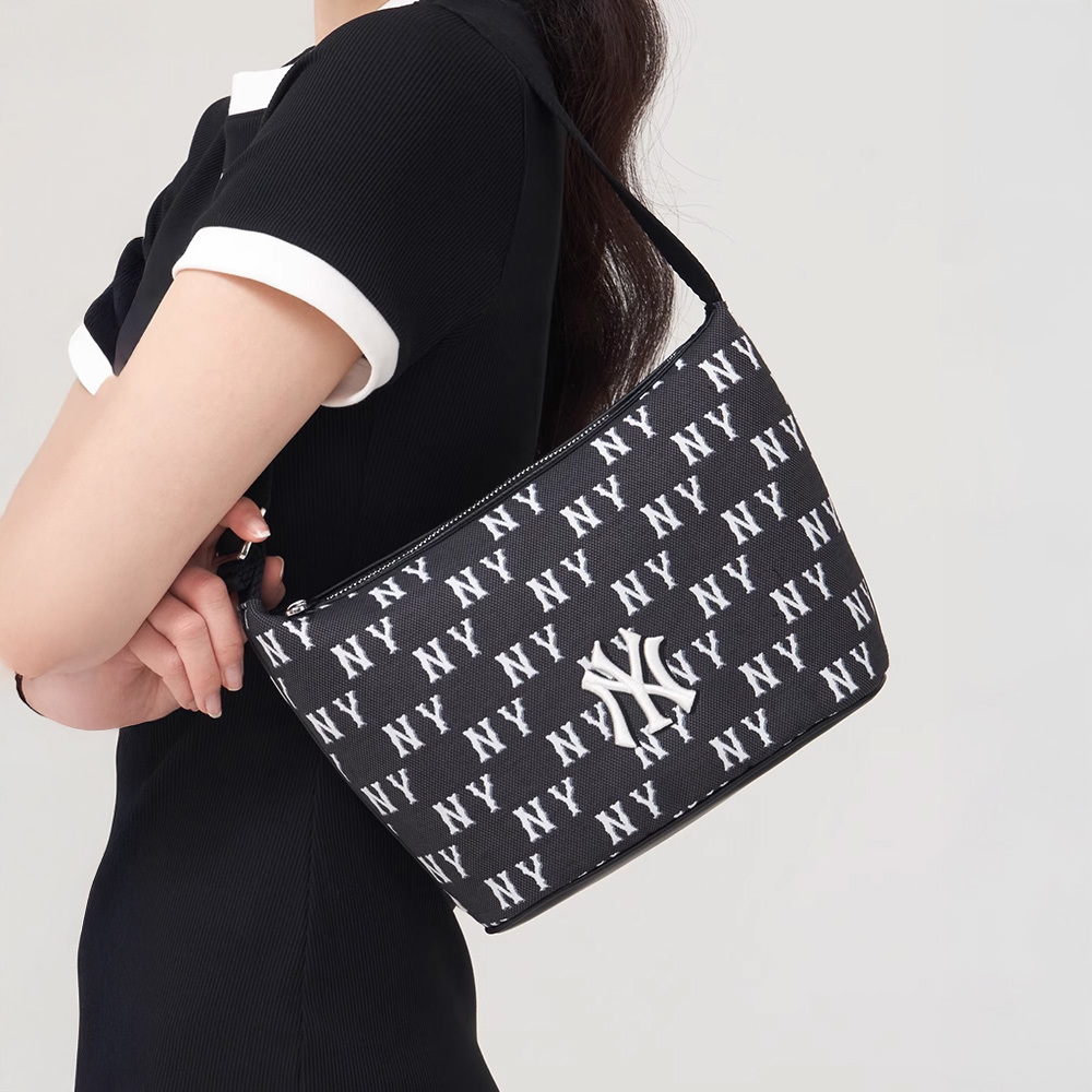 MLB 腋下包 手提包 肩背包 Monogram系列 紐約洋基隊 (3ABQM015N-50BKS)