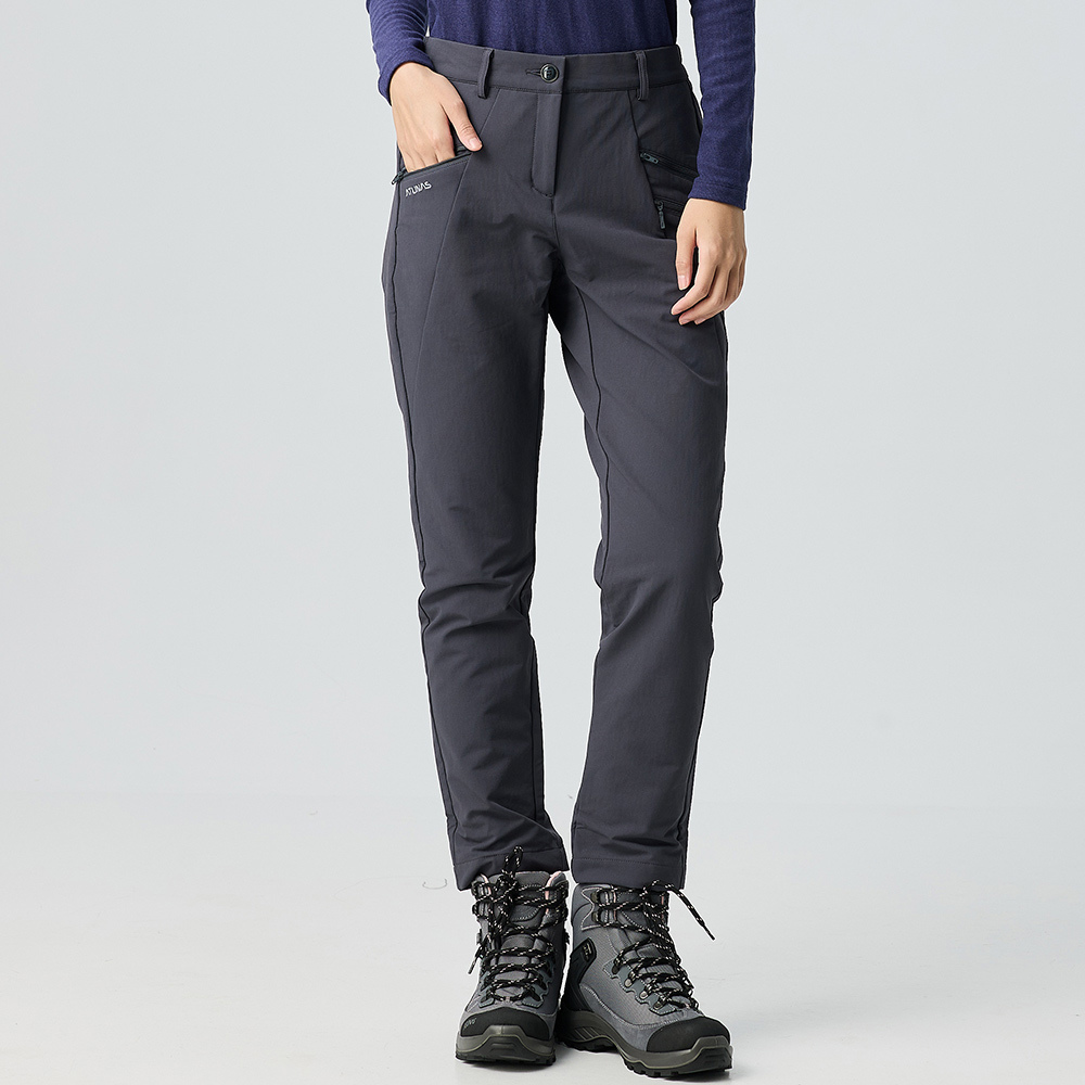 女款石墨烯輕保暖長褲(A1PA2506W深藍/保暖長褲/保暖褲)