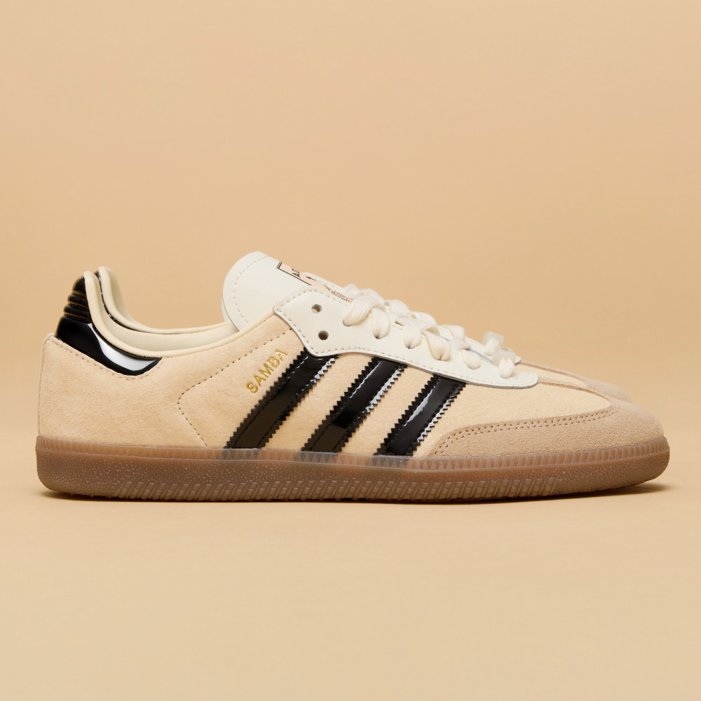 Adidas BUBBLE TEA TAIPEI X SAMBA OG 運動休閒鞋｜鞋舌與鞋墊印有經典－勁