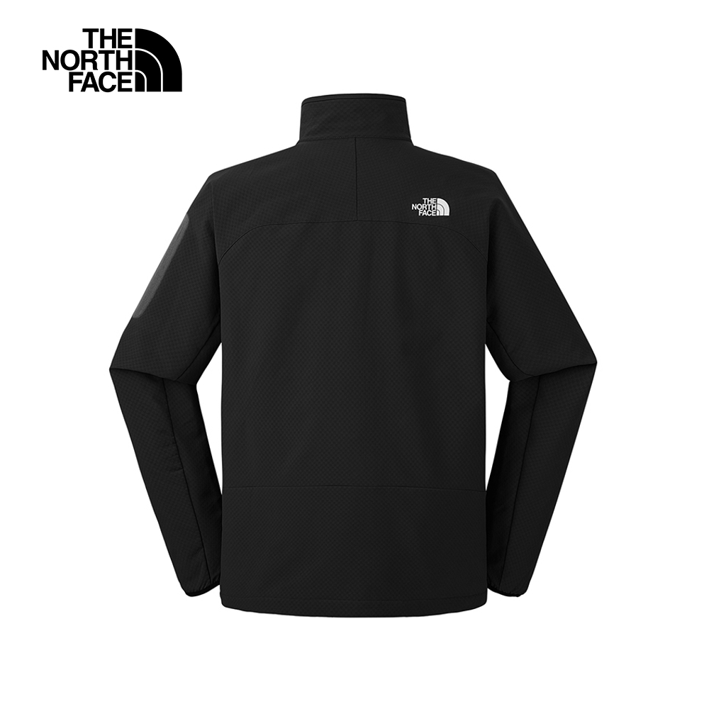 The North Face北面男款黑色DWR防潑水輕量風衣｜8DG2JK3