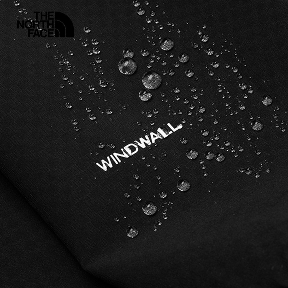 The North Face北面男款黑色DWR防潑水輕量風衣｜8DG2JK3