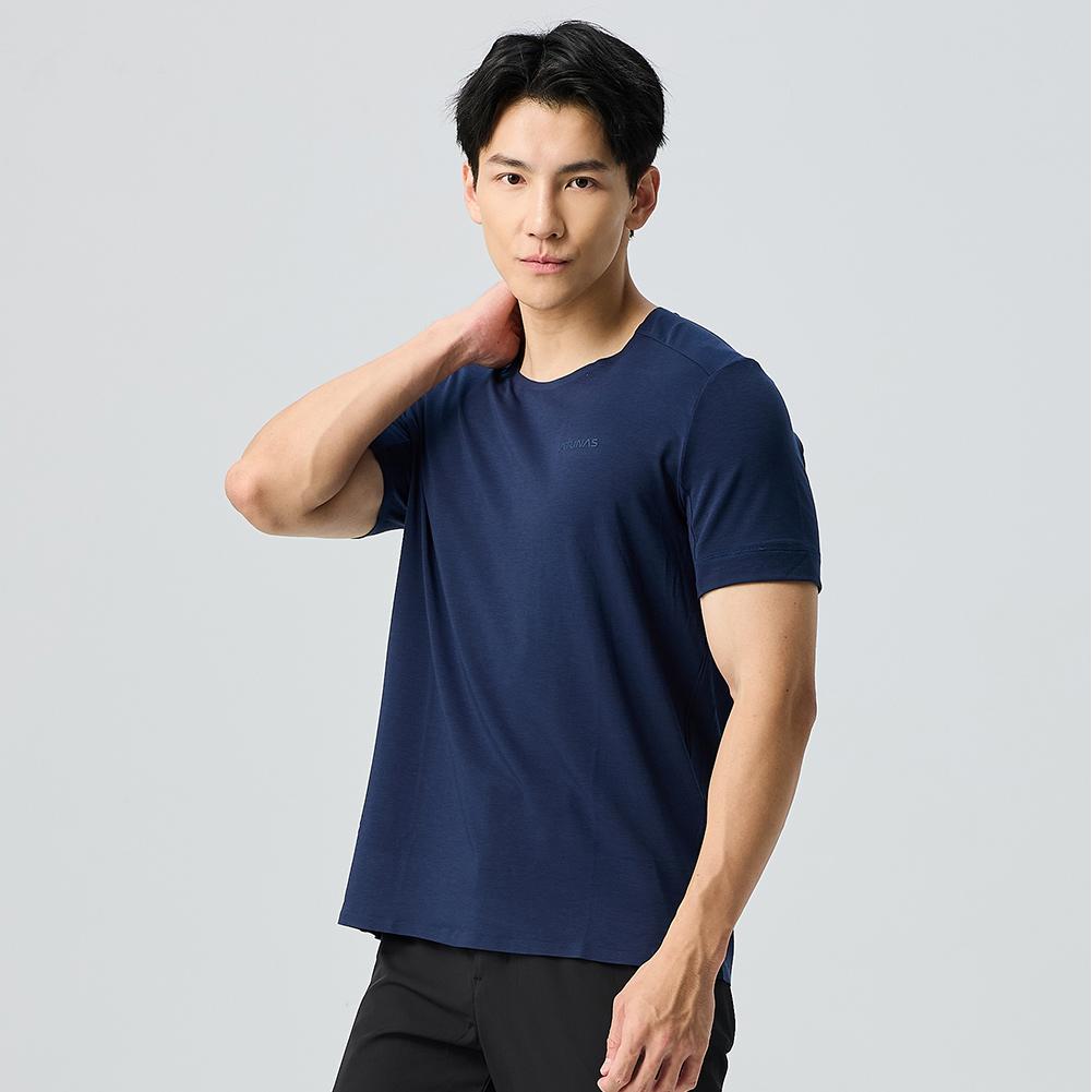 男款POLARTEC DELTA短袖T恤(A1TS2502M藏青/抗臭/透氣/涼爽/彈性/貼身)
