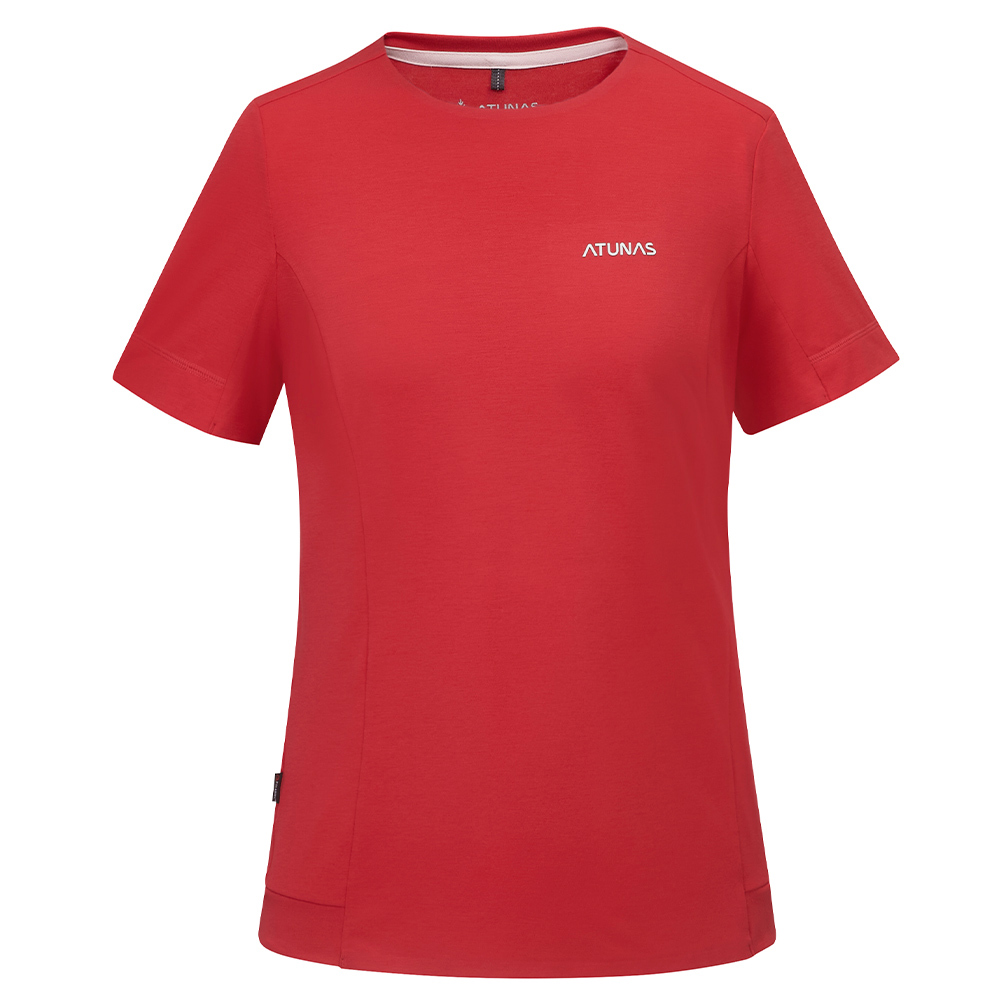 女款POLARTEC DELTA短袖T恤(A1TS2503W紅/抗臭/透氣/涼爽/彈性/貼身)
